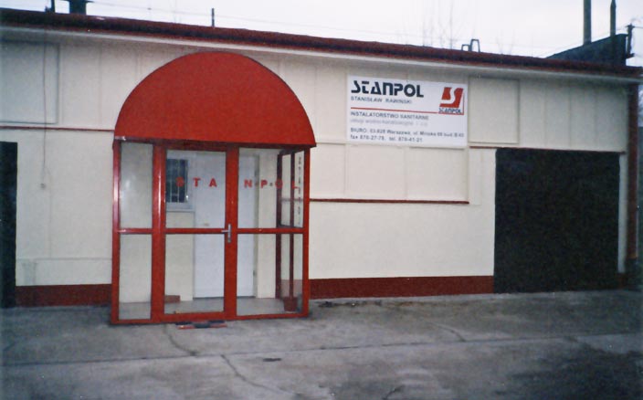 Siedziba firmy STANPOL - INSTALATORSTWO SANITARNE,  Stanisław Rawiński. Usługi wod-kan, instalacje przemysłowe, c.o. i gaz